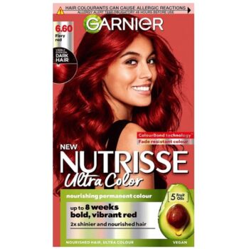 Garnier Nutrisse Ultra Color 6.60 Fiery Red Permanent Hair Dye