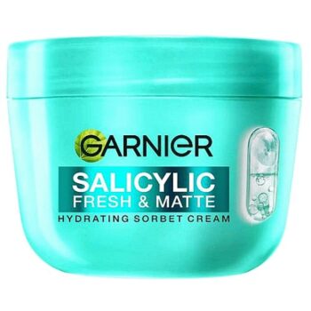 Garnier Salicylic Fresh & Matte Hydrating Sorbet Cream Salicylic Niacinamide Centella Asiatica