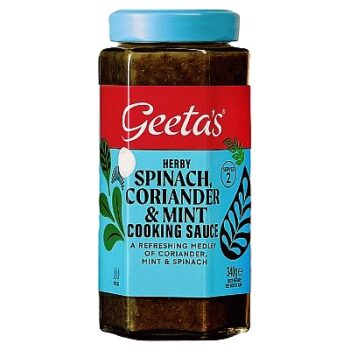 Geeta's Herby Spinach & Coriander Cooking Sauce (340g)