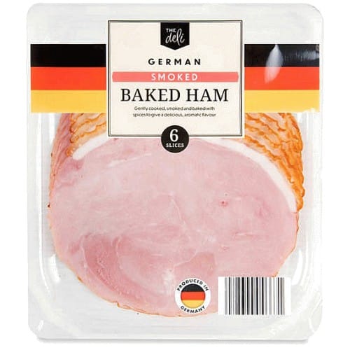 German Smoked Baked Ham 6 Slices