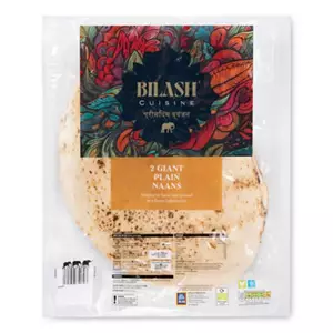 Giant Plain Naan Breads