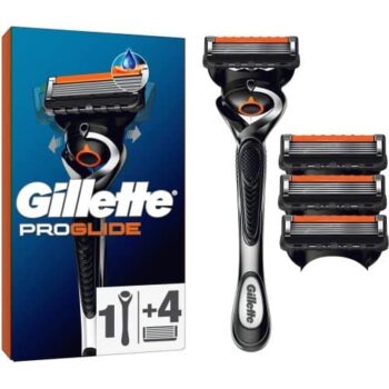Gillette Fusion5 ProGlide Men's Razor Starter Pack Flexball Handle 4 Razor Blades
