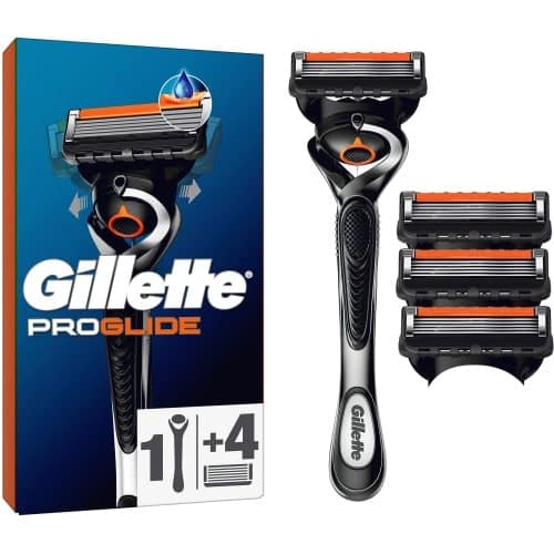 Gillette Fusion5 ProGlide Men's Razor Starter Pack Flexball Handle 4 Razor Blades