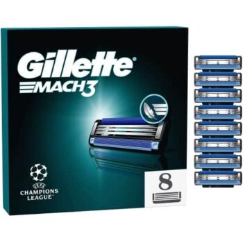 Gillette Mach 3 Men's Razor Blade Refills (8)
