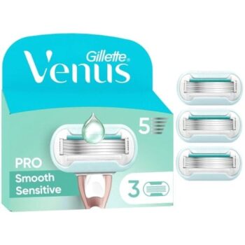 Gillette Venus Deluxe Smooth Sensitive Razor Blades (3)
