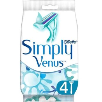 Gillette Venus Simply 2 Women's Disposable Razors 4 Count (4)