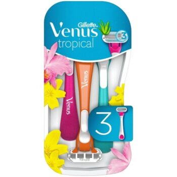 Gillette Venus Tropical Women's Disposable Razors (3)