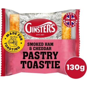 Ginsters Smoked Ham & Cheddar Pastry Toastie (130g)