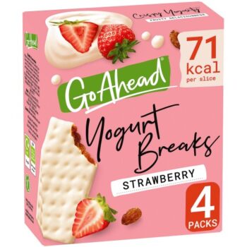 Go Ahead Yogurt Breaks Strawberry Snack Bars (4 x 35.5g)
