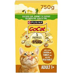 Go-Cat Chicken & Turkey Dry Cat Food (750g)
