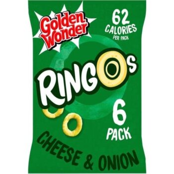 Golden Wonder Ringos Cheese & Onion