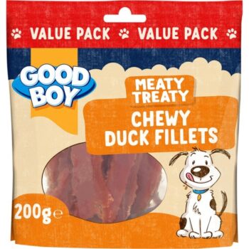 Good Boy Meaty Treaty Chewy Duck Fillets Value Pack