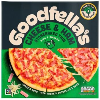Goodfella's Stonebaked Thin Cheese & Ham Pizza (351g)