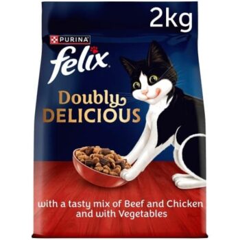 Gourmet Beef, Chicken & Vegetables Dry Cat Food (2kg)