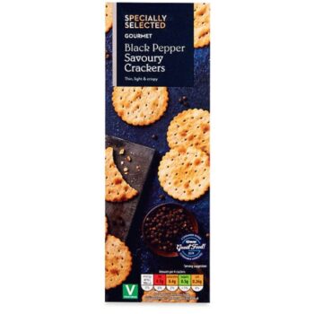 Gourmet Black Pepper Savoury Crackers