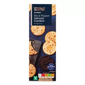 Gourmet Black Pepper Savoury Crackers