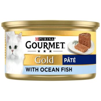 Gourmet Gold Ocean Fish Pate Tinned Cat Food (85g)