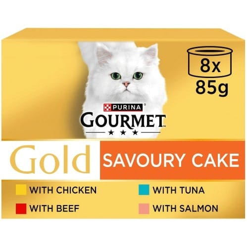 Gourmet Gold Savoury Cake Mixed (8 x 85g)