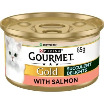 Gourmet Gold Succulent Delights With Salmon (85g)