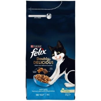 Gourmet Salmon & Vegetables Dry Cat Food (2kg)