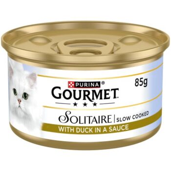 Gourmet Solitaire Tinned Cat Food with Duck (85g)