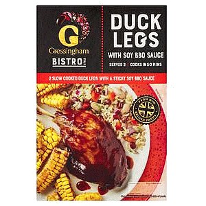 Gressingham Bistro Style Duck Legs with Soy BBQ Sauce (520g)