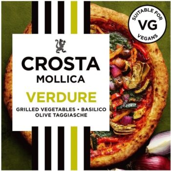 Grilled Vegetable & Olive Sourdough Pizza with Basil Sauce (471g)