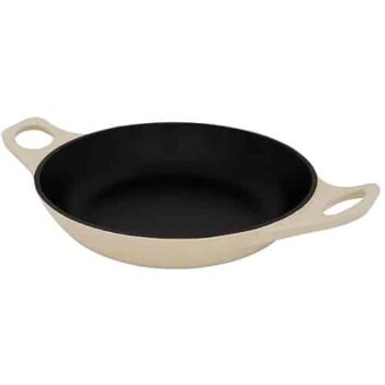 Habitat Cook's Collection Cast Iron Cream Small Round Dish (20cm)