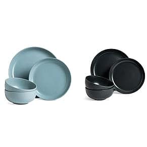 Habitat Matte Dinner Set 12pc Duck Egg