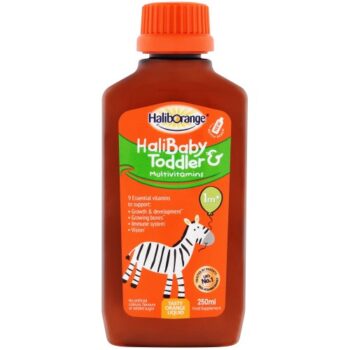 Haliborange Baby & Toddler Multivitamins Tasty Orange Liquid 1m+ (250ml)