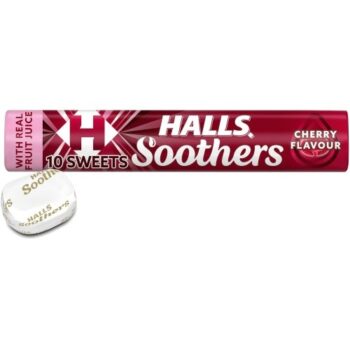 Halls Soothers Cherry Lozenges (10 x 45g)