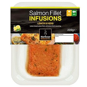 Harbour Salmon Co. Salmon Fillet Infusions Lemon & Herb (220g)