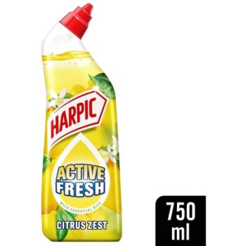 Harpic Active Fresh Citrus Toilet Cleaner Gel Zest (750ml)
