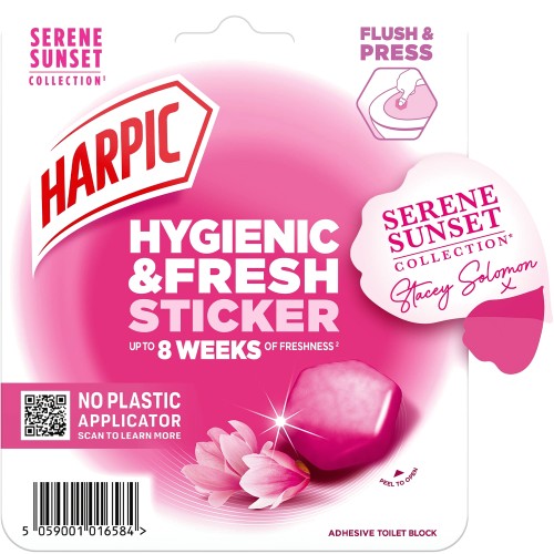 Harpic Hygienic & Fresh Toilet Block Floral (4)