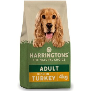 Harringtons Dry Adult Dog Food Rich in Turkey & Veg with Vegetable (4kg)