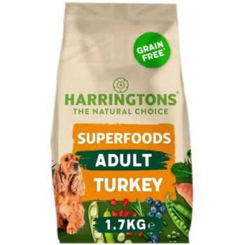 Harringtons Superfoods Dry Adult Dog Food Turkey & Veg (1.7kg)