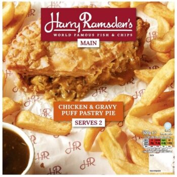 Harry Ramsden's Puff Pastry Chicken & Gravy Pie (500g)