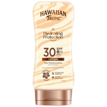 Hawaiian Tropic Hydrating Protection Sunscreen Lotion SPF 30 (180ml)