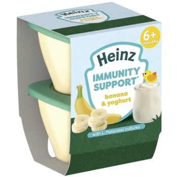 Heinz Immunity Support Banana and Yoghurt Pot 6m+ (2 x 100g)
