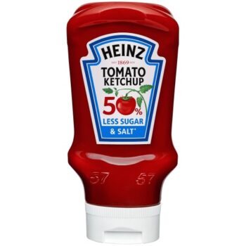 Heinz Tomato Ketchup 50% Less Sugar & Salt (435g)