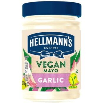 Hellmann's Garlic Vegan Mayonnaise Jar (270g)