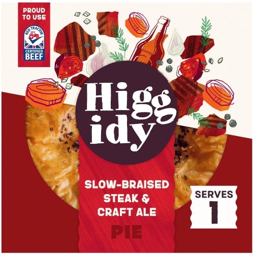 Higgidy Slow-Braised Steak & Craft Ale Pie (200g)