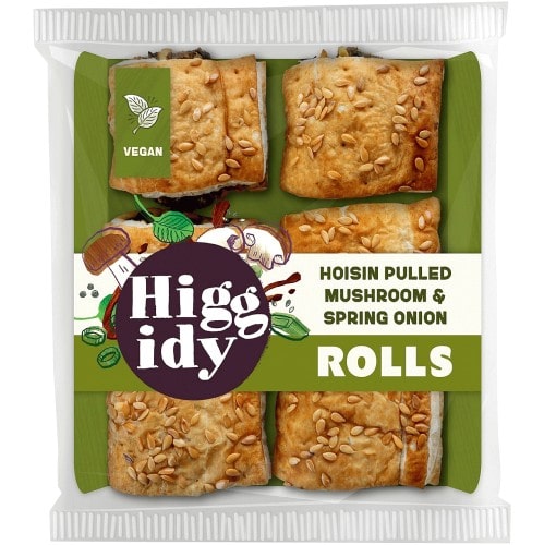 Higgidy Vegan Porcini Mushroom & Spinach Rolls (160g)