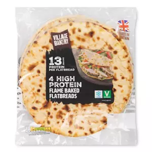 High Protein Flame Baked Flatbreads