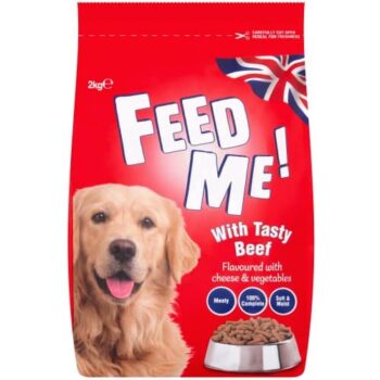 HiLife Feed Me! Complete Nutrition Beef Cheese Vegetables Dry Adult Dog Food (2kg)