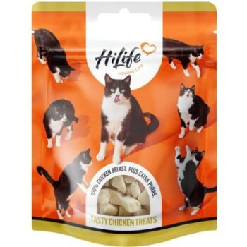 HiLife It's Only Natural Chicken Breast Cat Treats 100% Natural Grain Free 10gr (10g)