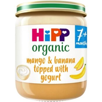 HiPP Organic Mango & Banana topped with Yogurt Baby Food Jar 7+ Months (160g)