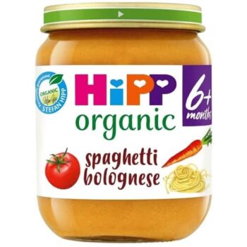Hipp Organic Spaghetti Bolognese Baby Food Jar 6+ Months (125g)