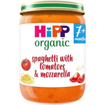 Hipp Organic Spaghetti with Tomatoes & Mozzarella Baby Food Jar 7+ Months (190g)