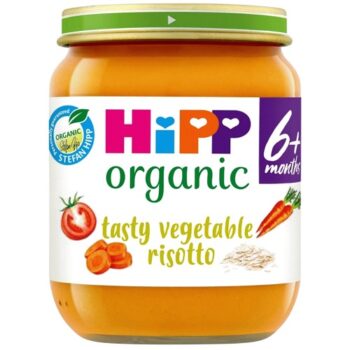 Hipp Organic Tasty Vegetable Risotto Baby Food Jar 6+ Months (125g)